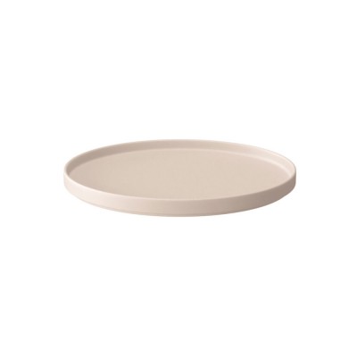 Iconic univerzális tányér beige matt 24x2 cm