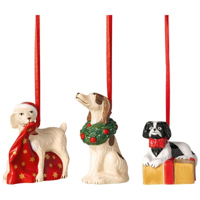 Nostalgic Ornaments kutyák karácsonyfadísz 3 darabos
