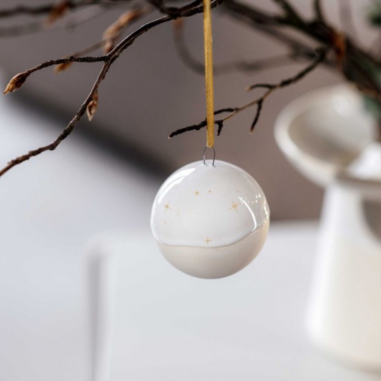 Winter Glow Ornament gömb 6 cm