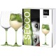 Eisch SECCO FLAVOURED 2 db Hugo koktélos pohár zöld díszdobozban 7,1dl 254 mm