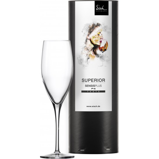 Eisch SUPERIOR SENSISPLUS pezsgőspohár díszhegerben 2,78dl 235 mm