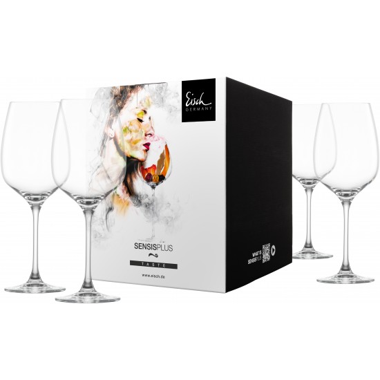 Eisch SUPERIOR SENSISPLUS 4 db Bordeaux pohár díszdobozban 7,1dl 254 mm