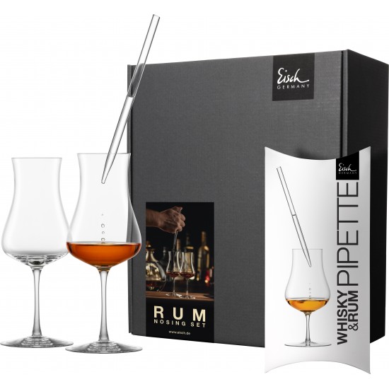 Eisch JEUNESSE Rum Tasting készlet  díszdobozban 2,5dl 193 mm