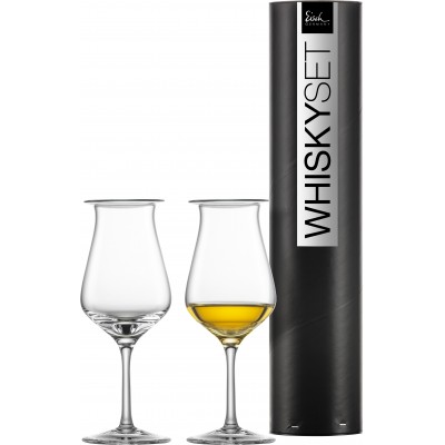Eisch JEUNESSE Malt whisky pohár készlet díszhengerben 1,6dl 160 mm