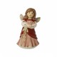 Goebel illatos karácsonyi rózsa  porcelán angyal 8,5 cm