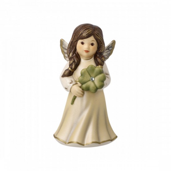 Goebel Mennyei hírnök porcelán angyalka pezsgő 8,5 cm