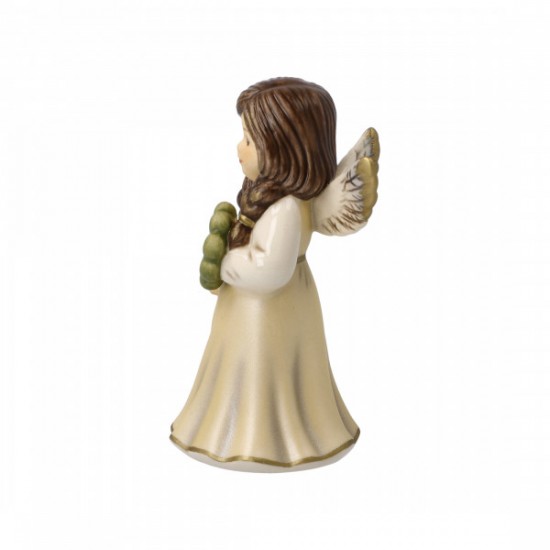Goebel Mennyei hírnök porcelán angyalka pezsgő 8,5 cm