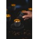 Eisch COSMO GOLD Affogato al oro kávéscsésze kiöntővel díszhengerben 1dl 65 mm