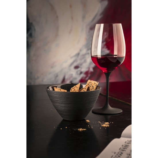 Eisch KAYA BLACK vörösboros pohár 6dl 238 mm
