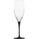 Eisch KAYA BLACK pezsgőspohár 2,78dl 235 mm