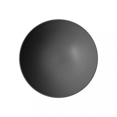 Iconic mélytányér fekete 21,5x6,5cm