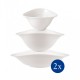 Vapiano bowls trio szett 3x2 tányér 6 darabos