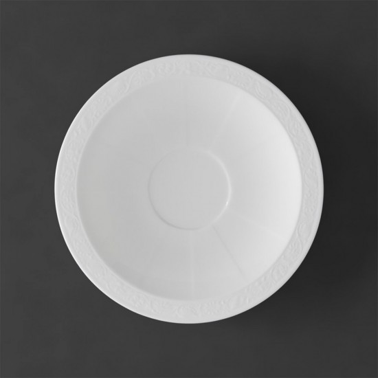 White Pearl csészealj reggelizőcsészéhez, levescsészéhez 18 cm