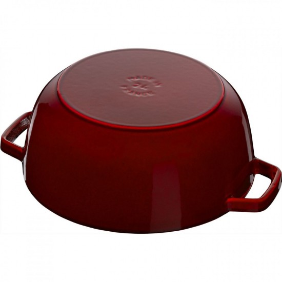 Staub öntöttvas edény | Grenadine-vörös | kerek | 26 cm | 4.90l