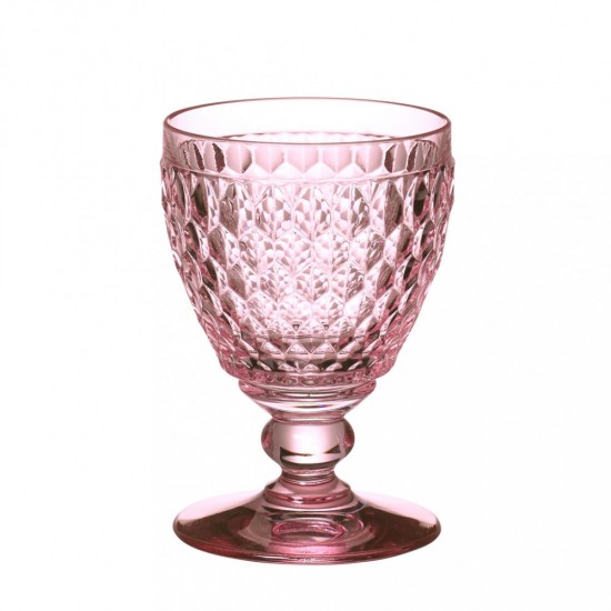 Boston coloured vörösboros pohár rózsaszín 3,1 dl 132mm