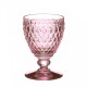 Boston coloured vörösboros pohár rózsaszín 3,1 dl 132mm