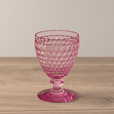 Boston coloured fehérboros pohár rózsaszín 2,3 dl 120mm