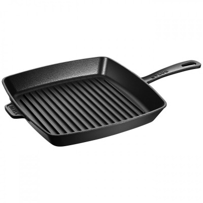 Staub American grill | szögletes | fekete 30 cm