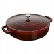 Staub serpenyő Chistera | kerek | Grenadine-vörös 24 cm | 2,4l