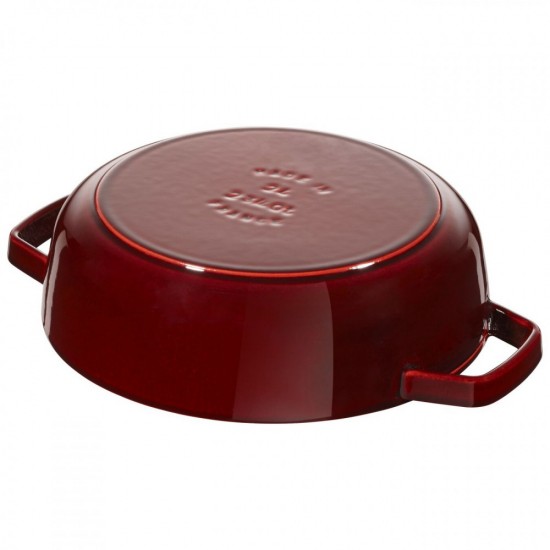 Staub serpenyő Chistera | kerek | Grenadine-vörös 24 cm | 2,4l