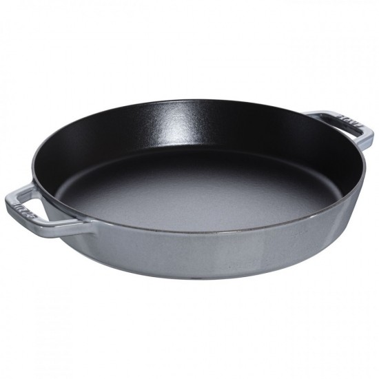 Staub Paella sütő-serpenyő, fényes-fekete, kerek 28cm 4,36l