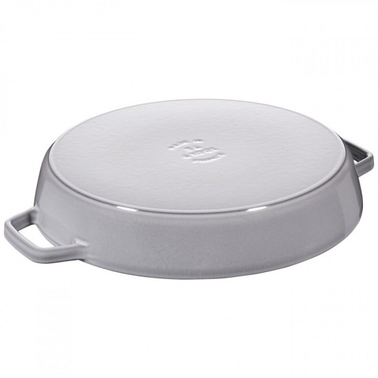 Staub Paella sütő-serpenyő, fényes-fekete, kerek 28cm 4,36l