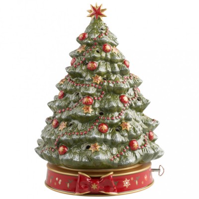 Toy's Delight karácsonyfa zenélő mécsestartóval 33cm