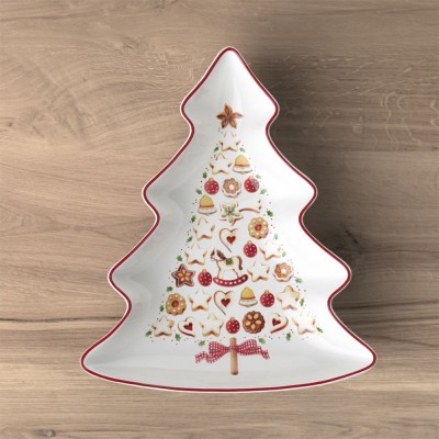 Winter Bakery Delight karácsonyfa alakú tál 26,5cm