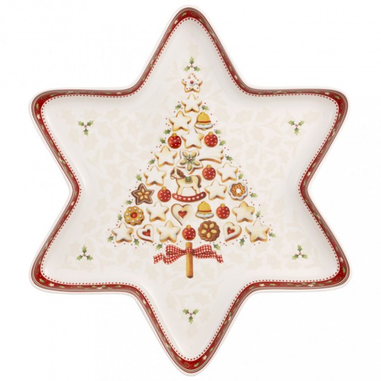 Winter Bakery Delight csillag alakú tál nagy 37,5x33cm