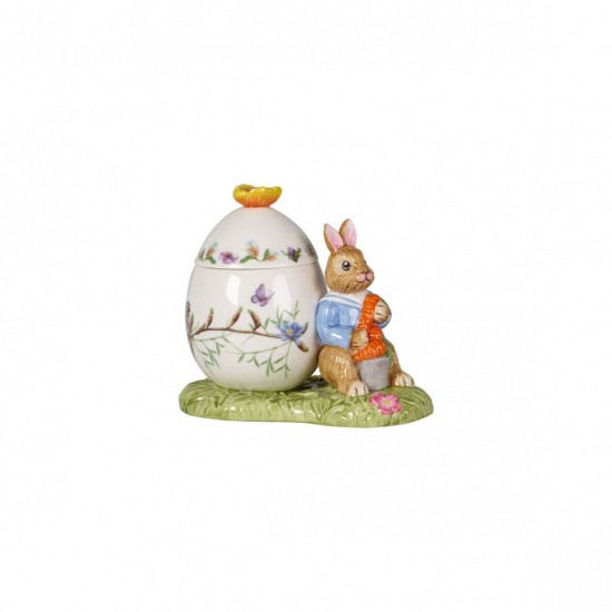 Bunny Tales húsvéti tojás Max répával 11x6,5x9,5cm
