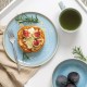 Crafted Blueberry reggeliző-desszertestányér 21x21x2cm