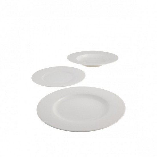 Basic White VIVO Kezdőkészlet 3x6 db tányér