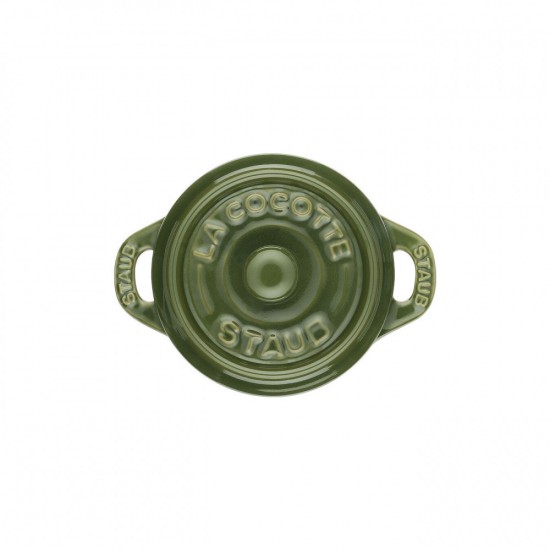 Staub kerámia Mini Cocotte | 10cm | 0.20l | zöld | kerek