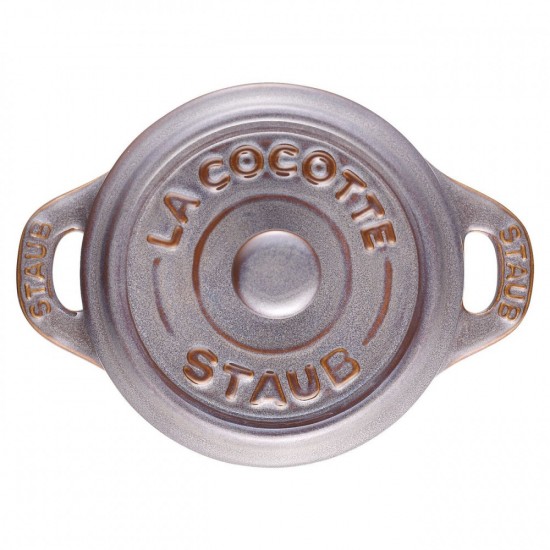 Staub kerámia Mini Cocotte | 10cm | 0.20l | szürke | kerek