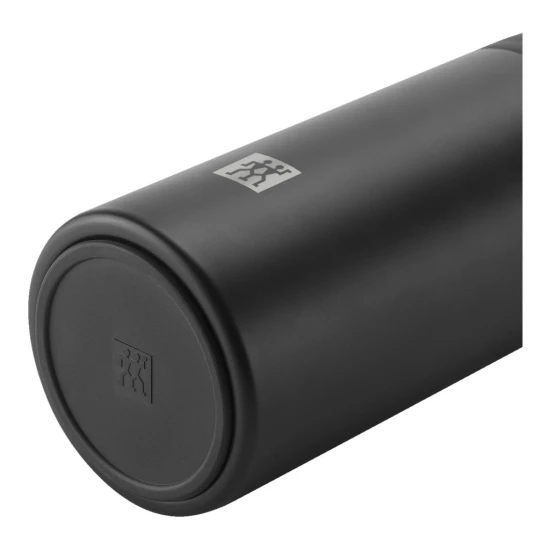 ZWILLING Thermo | tea és gyümölcs tárolóüveg 420 ml | rozsdamentes acél | fekete