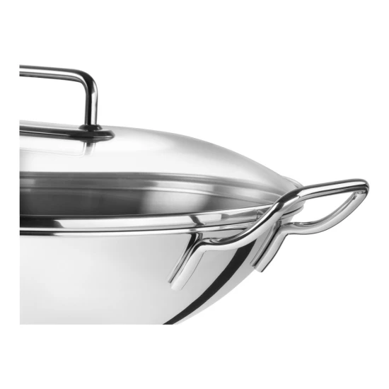 ZWILLING Plus | Wok 32 cm | kerek | 18/10 rozsdamentes acél