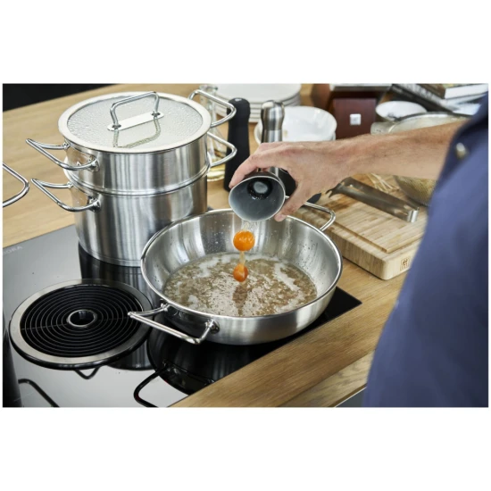 ZWILLING Pro | Wok 30 cm | kerek | 18/10 rozsdamentes acél