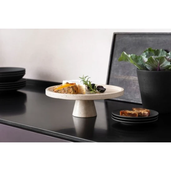 Manufacture Travertine talpas tálalótál 28x10 cm