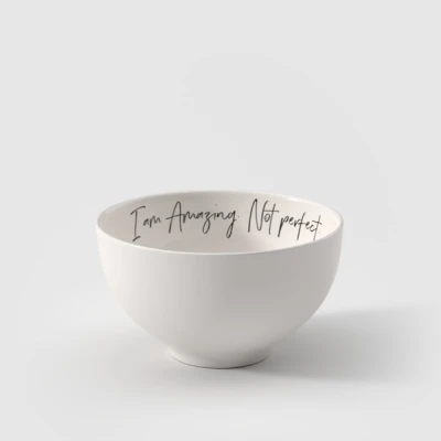 Statement müzlis leveses tál I am amazing. Not perfect 13,8 cm