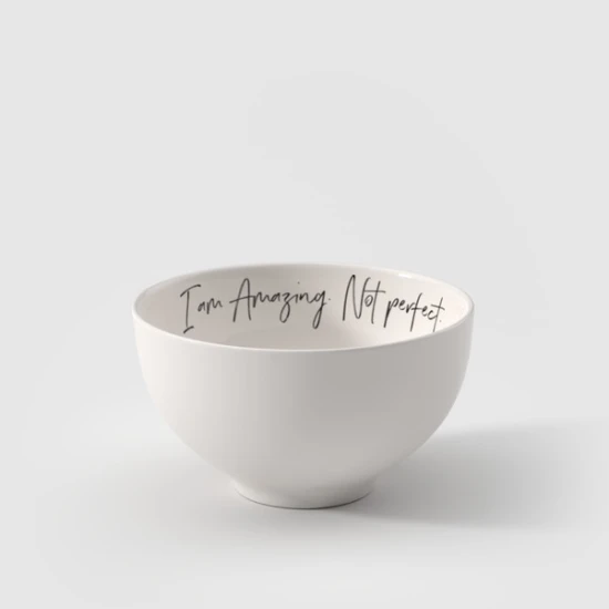 Statement müzlis leveses tál I am amazing. Not perfect 13,8 cm