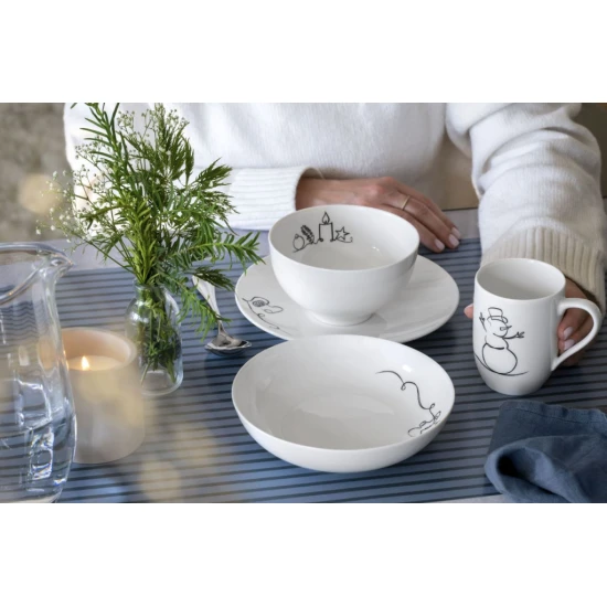 Statement tányér Xmas mézeskalács 18 cm