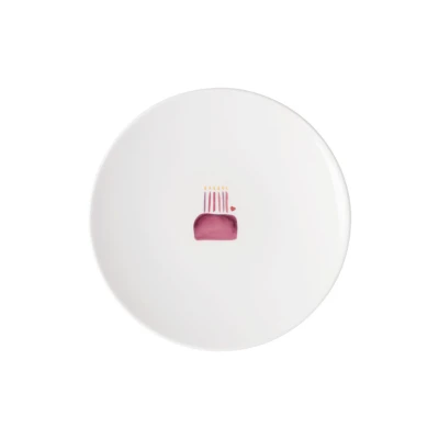 With Love desszertes-reggelizőtányér, Happy Birthday 21 cm