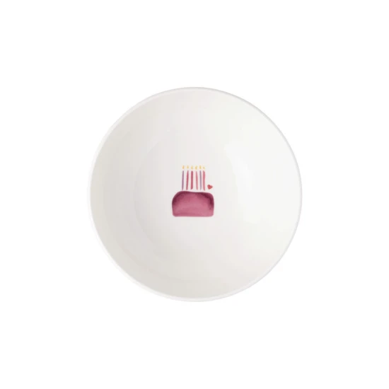 With Love müzlis-leveses tálka, Happy Birthday 17 cm