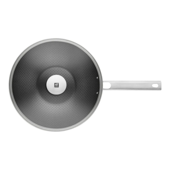 ZWILLING Joy Plus | Wok 30 cm | kerek | 18/10 rozsdamentes acél