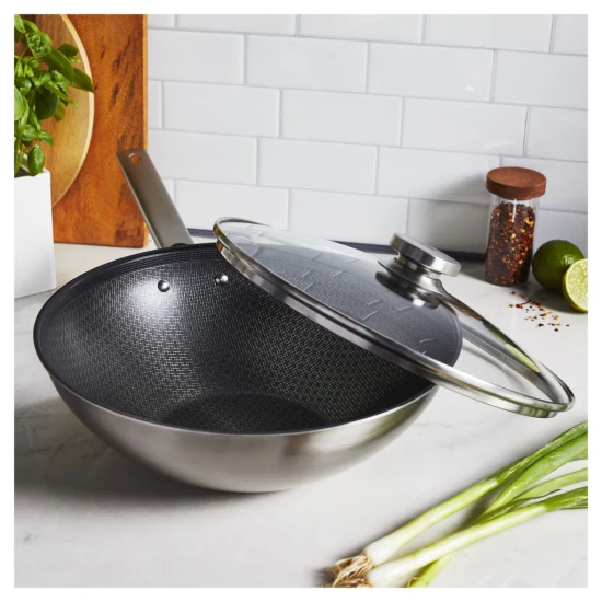 ZWILLING Joy Plus | Wok 30 cm | kerek | 18/10 rozsdamentes acél