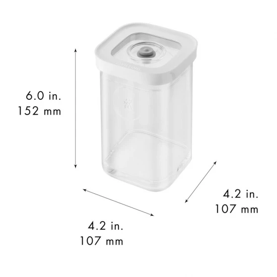ZWILLING CUBE Box 2S átlátszó-fehér 8,2 dl ZWILLING CUBE Box 2S átlátszó-fehér 8,2 dl