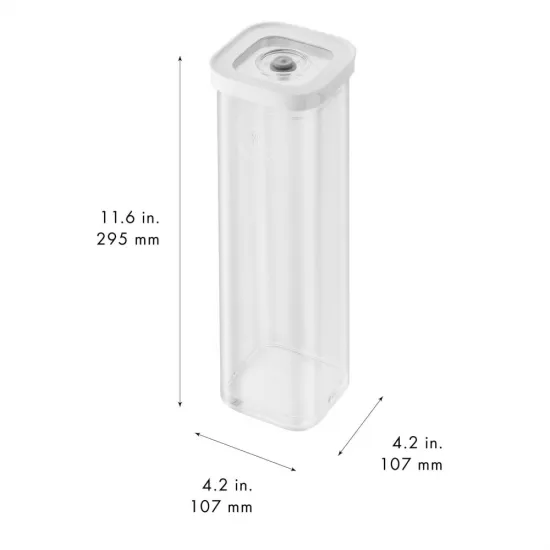 ZWILLING CUBE Box 4S átlátszó-fehér 1,7i ZWILLING CUBE Box 4S átlátszó-fehér 1,7i