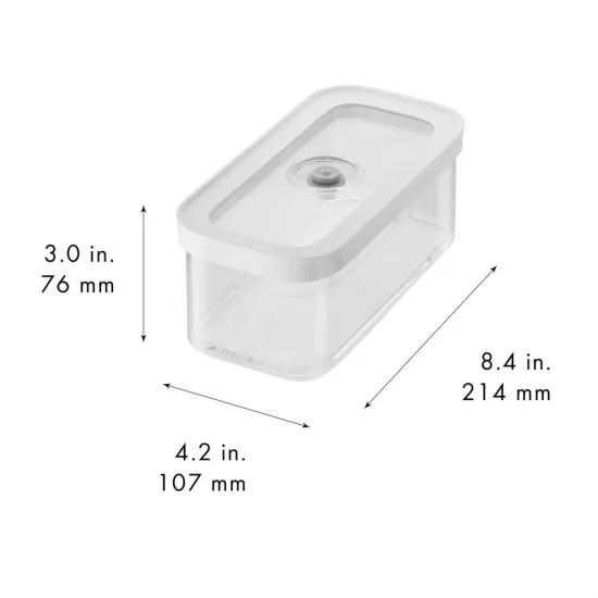 ZWILLING CUBE Box M átlátszó-fehér 7 dl