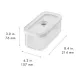 ZWILLING CUBE Box M átlátszó-fehér 7 dl