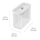 ZWILLING CUBE Box 2M átlátszó-fehér 1,8l ZWILLING CUBE Box 2M átlátszó-fehér 1,8l